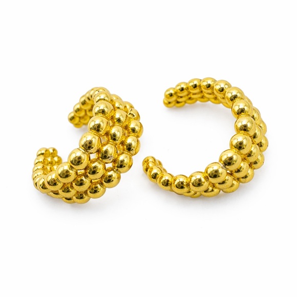 10 mm | #118 Cuff Earring - Gold - Picture 1 of 4